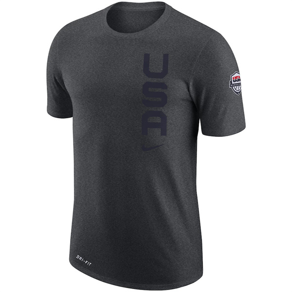 Men's Team USA Gray T-Shirt(Run Small)